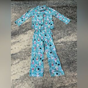 Girls size 6/6x winter snowman pajamas